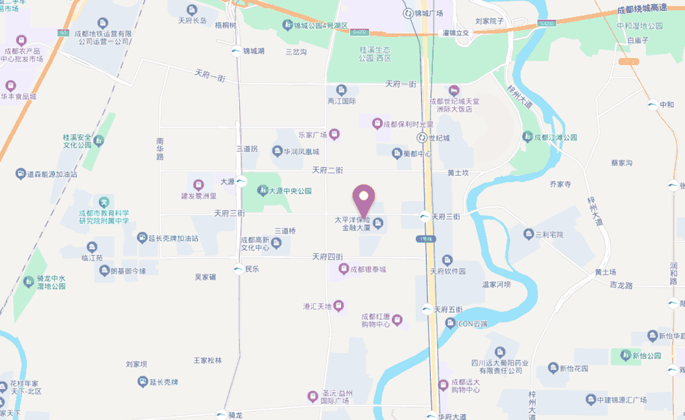 腾讯成都大厦位置地图